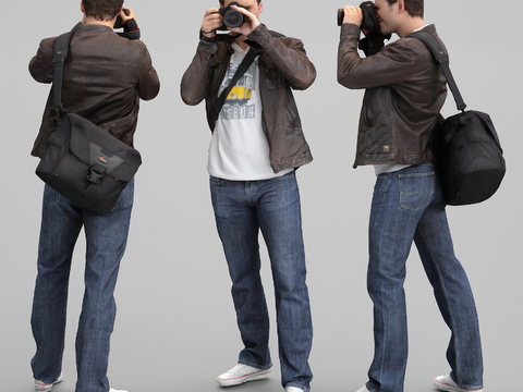 Modern Photographing Man