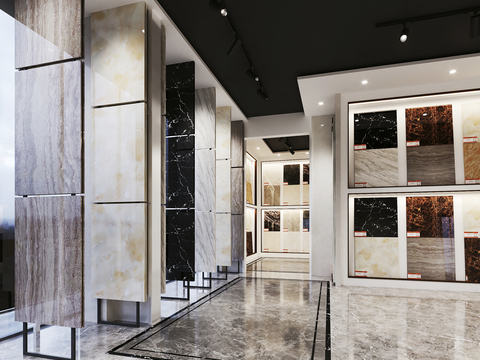 Ceramic tile store showroom