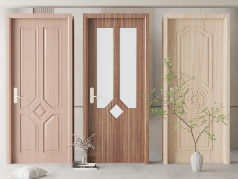 Modern door single door free