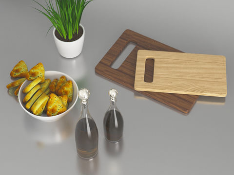 Modern Chopping Board Bread Kitchen Appliances Free