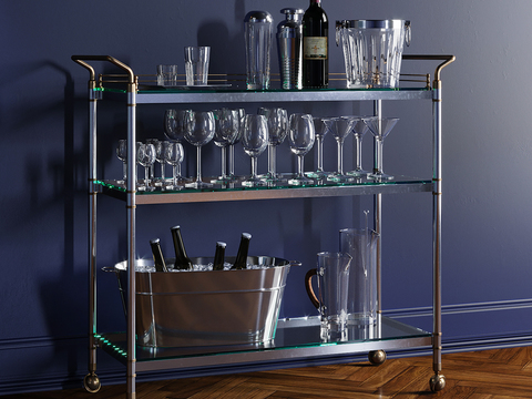 Modern Wine Rack Wine Ice Bucket