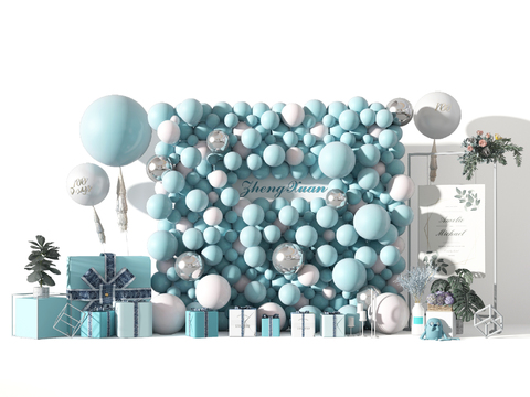 Modern Decorative Balloon Combination Art Display Wedding Wedding Decoration