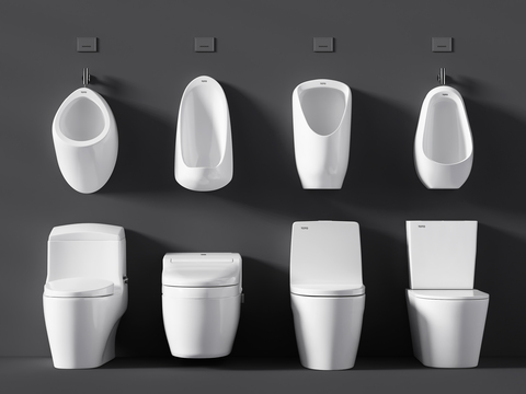 Modern toilet urinal bucket