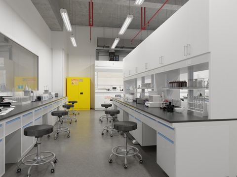 Modern School Chemistry Laboratory