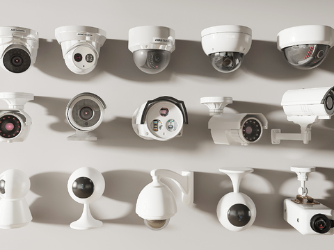 Security surveillance camera monitor