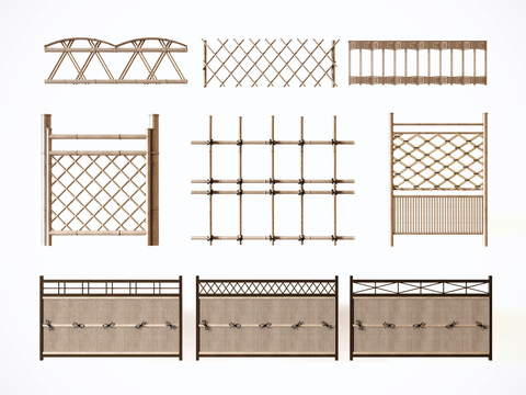 New Chinese Fence Fence Wooden Fence