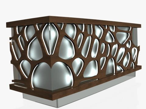 Modern Creative Reception Desk Front Desk Free