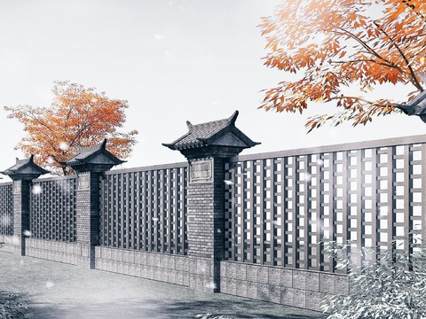 Chinese fence Bai Guardrail