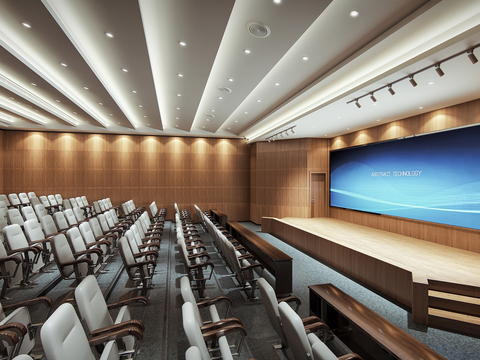 Modern Hotel Stairway Conference Hall