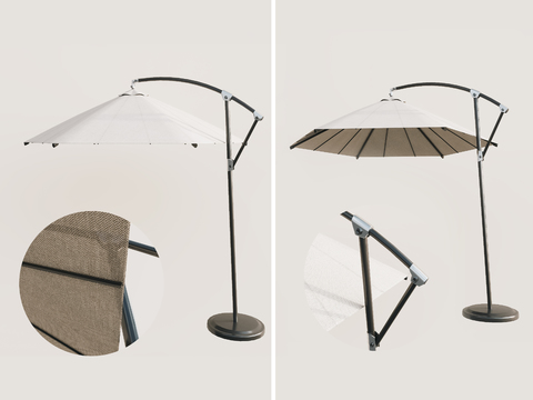 Outdoor umbrella canopy