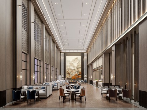 Modern Hotel Buffet Restaurant