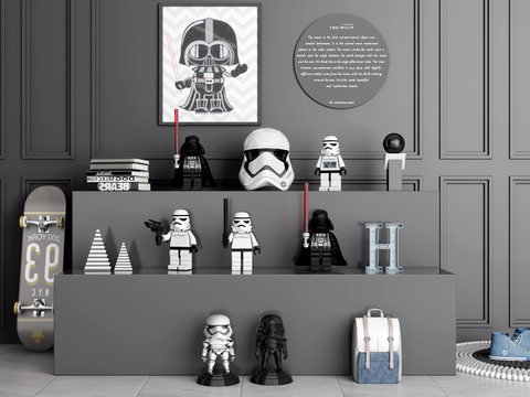 Modern Star Wars Doll Book Ornaments