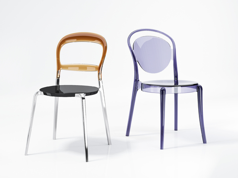 Calligaris modern acrylic transparent Chair