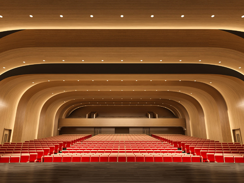 Modern Hotel Conference Hall Large Lecture Hall