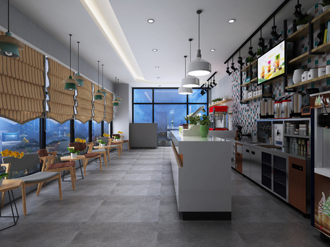 Modern Milk Tea Shop Free