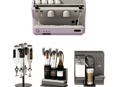 Modern coffee machine wine shakers