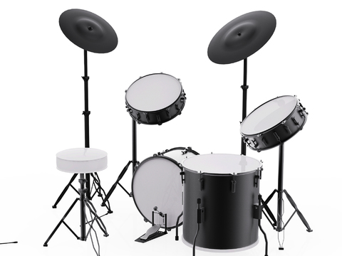 Modern drum set