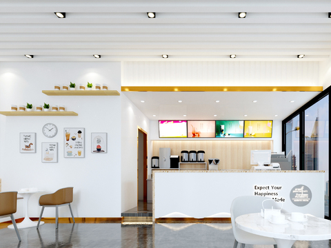 Modern Milk Tea Shop Free