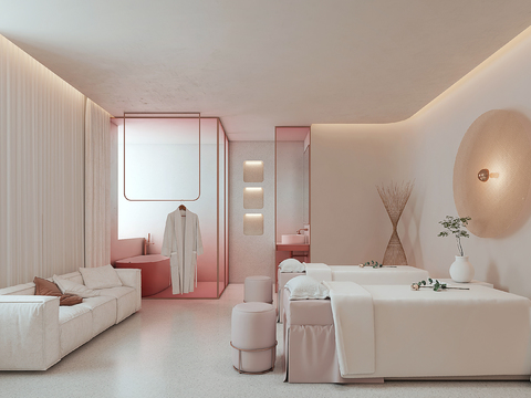Wabi-sabi Style SPA Nursing Room