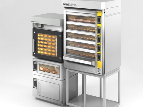 modern bread baking oven machine