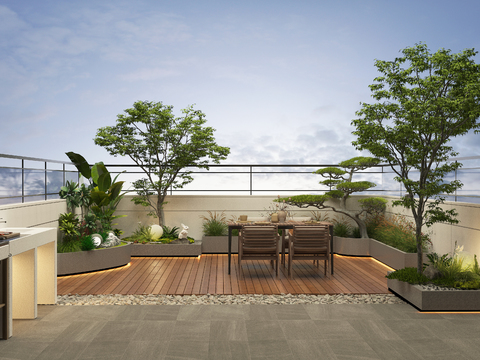 Roof Garden Terrace Balcony