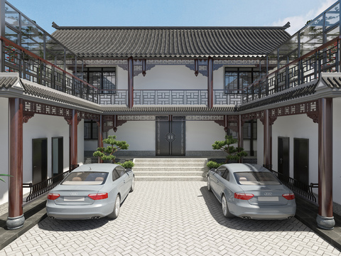 Appearance of Chinese Courtyard Villa