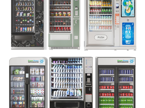 Soda Beverage Freezer Self-service Vending Machine