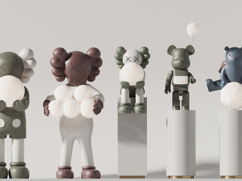 KAWS Sculpture Art Toy Ornaments