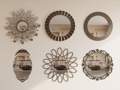 Jane European Mirror Decorative Mirror Retro Mirror Classical Mirror