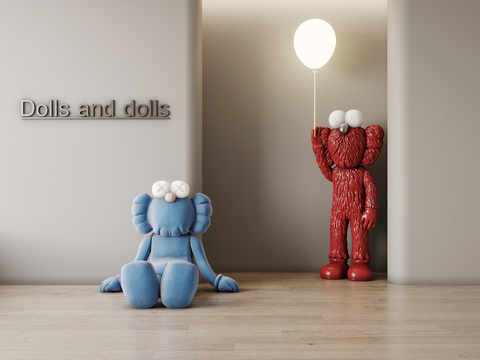 Kaws Doll Tide Sculpture