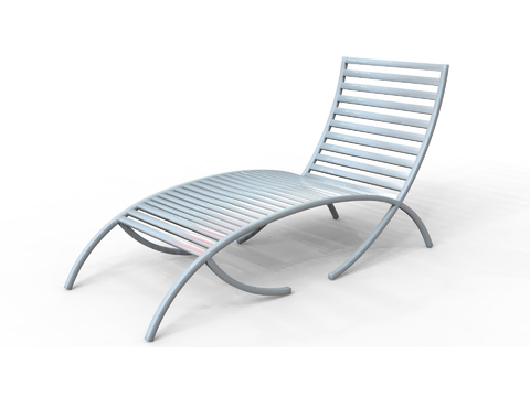 Modern Minimalist Metal Beach Chair Free