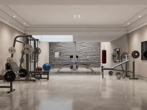 Underground Lounge Fitness Room