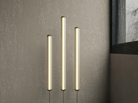 Minimalist Long Tube Floor Lamp Free