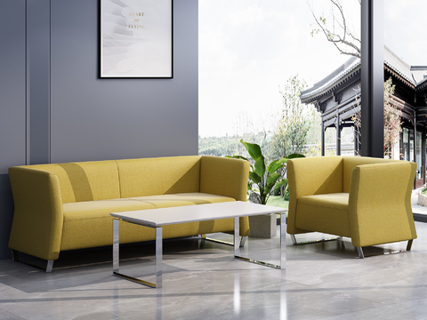 Modern office sofa combination