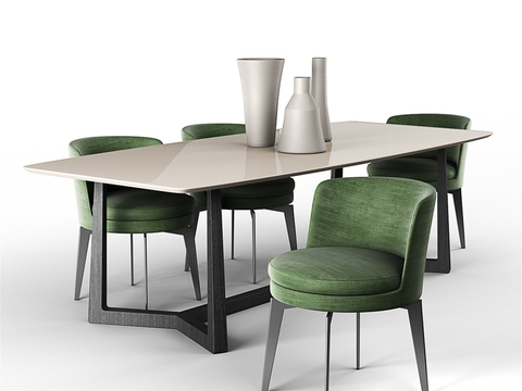 FLEXFORM square dining table and chair