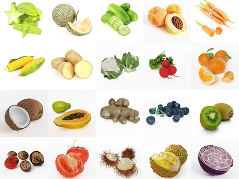 Fruits and vegetables