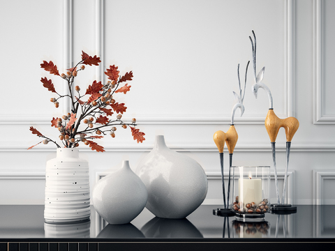 Modern Vase Candlestick Ornaments