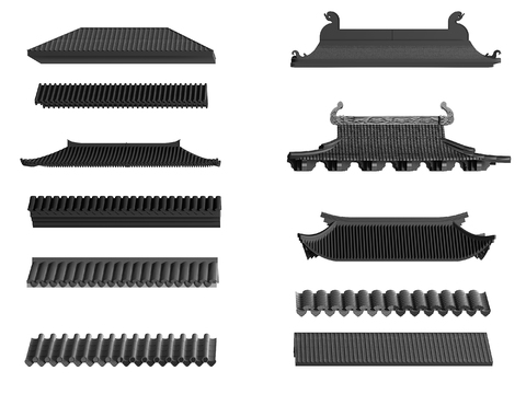 New Chinese Eaves Eaves Building Components