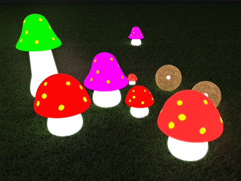 Nordic Luminous Mushroom Hiboko Light