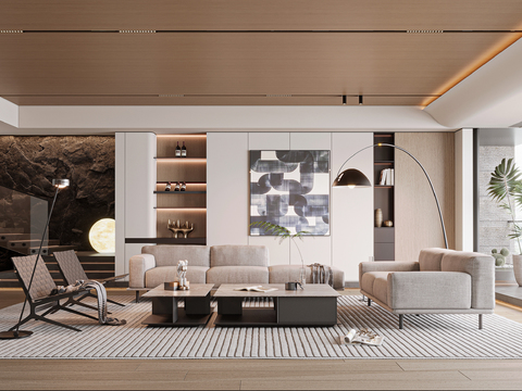 Meridiani Duplex Living Room