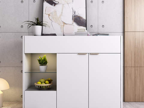 Modern Solid Wood Sideboard