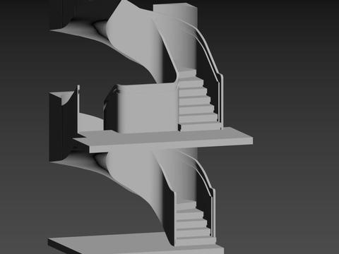 Modern spiral staircase free