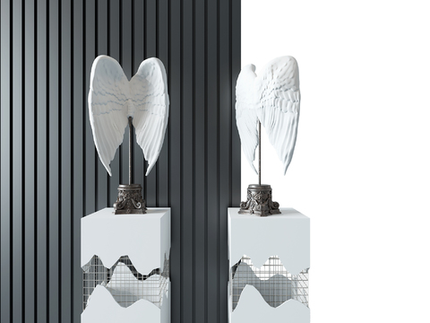 Modern Wings Sculpture