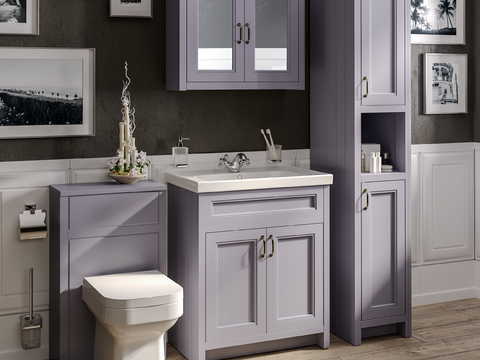 Jane European bathroom cabinet free