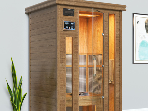 Modern Simple Small Single Sauna Room