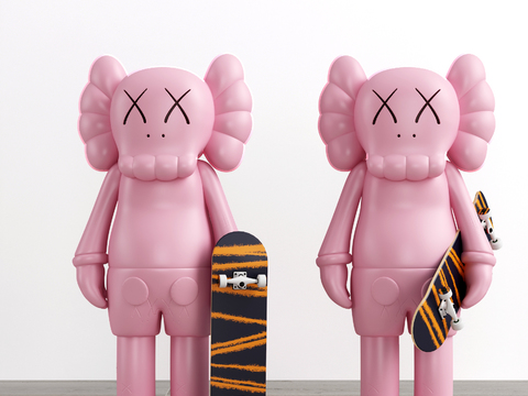 modern kaws doll ornaments