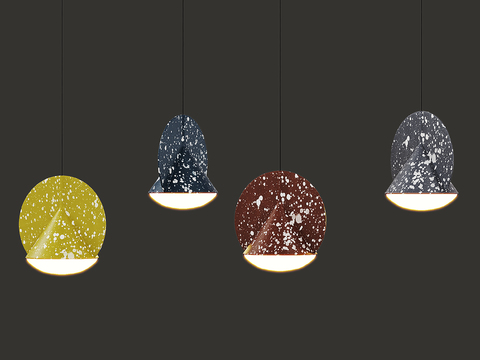 Modern terrazzo chandelier free