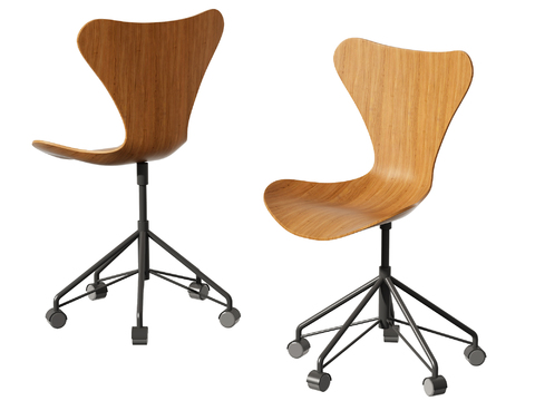 Nordic Solid Wood Office Chair