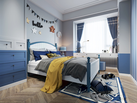 Nordic kids Bedroom free