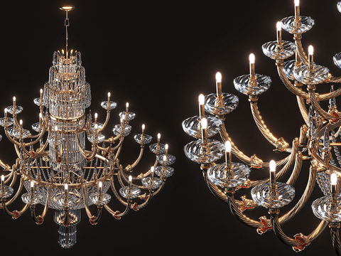 Modern Candlestick Chandelier Free